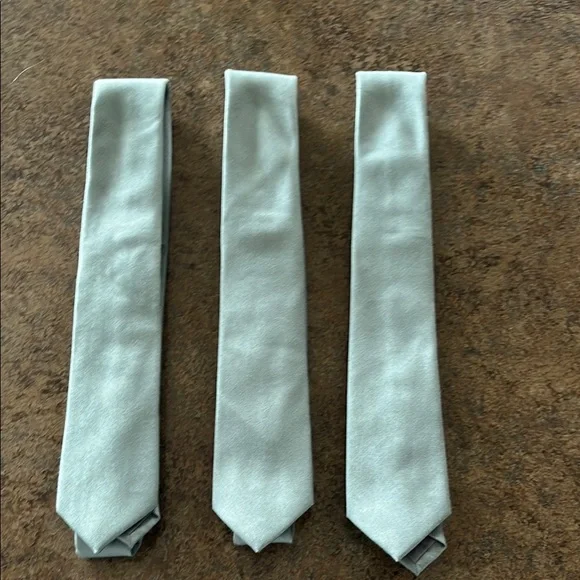 Birdy Grey Sea Glass Men's Tie - Picture 4 of 5